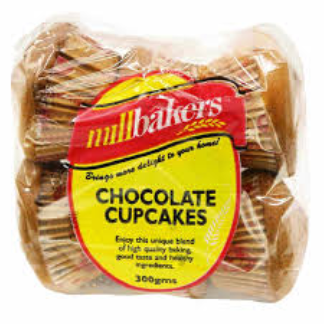 MILLBAKERS CHOCOLATE CUP CAKES 6S 300G